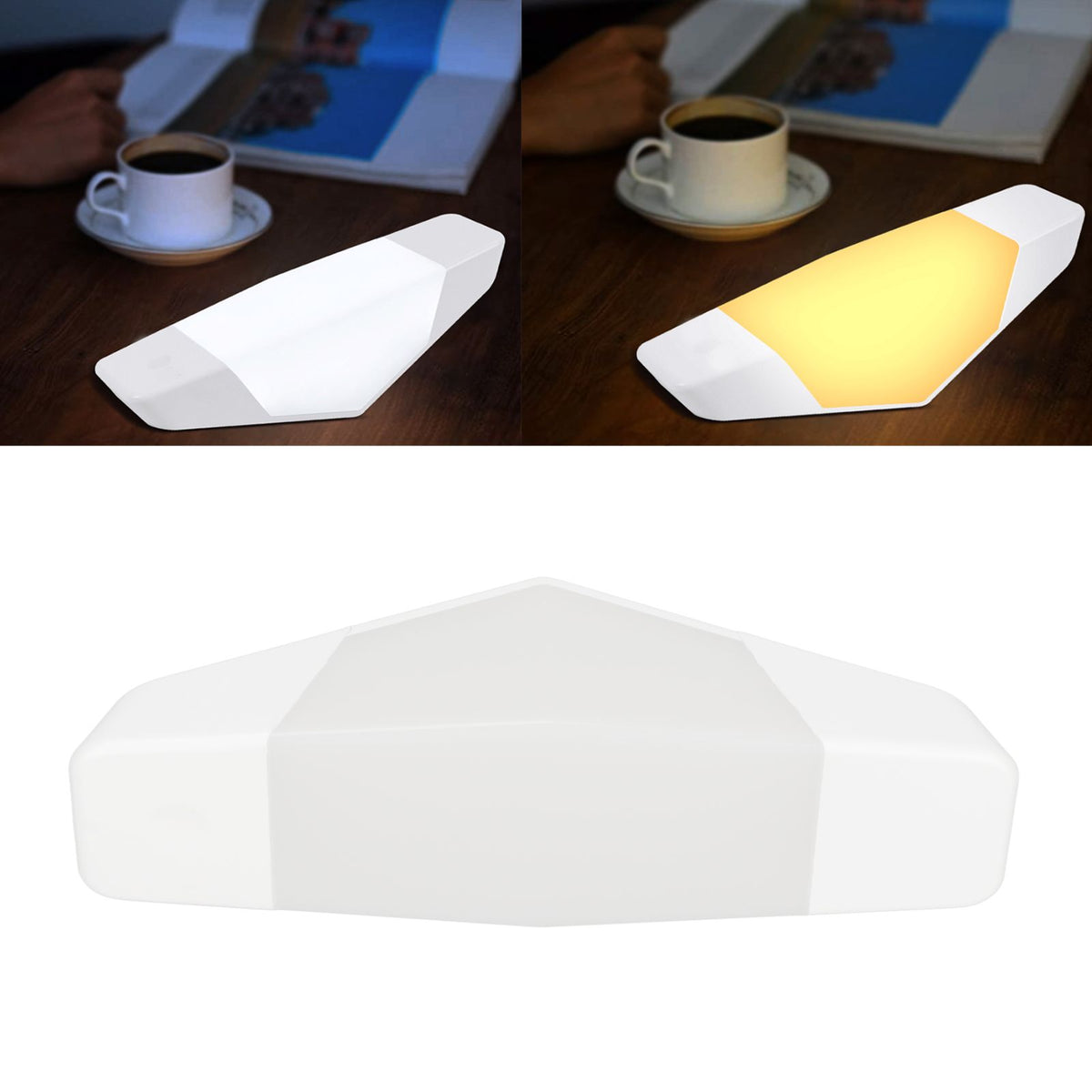 24LED Night Light Bedroom Gravity Sensor Lamp Touch Stepless Dimming Bedside Lamp for Household