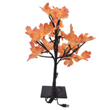 Fall Tree LED 24 Lights Warm Light Beads Romantic Style USB Power Supply Fall Light Up Thanksgiving Tree 5V