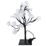 24LED Fiber Optic Tree Lamp USB Powered Simulation Flower Light for Household Decoration