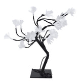 24LED Fiber Optic Tree Lamp USB Powered Simulation Flower Light for Household Decoration - Close-Up Angle