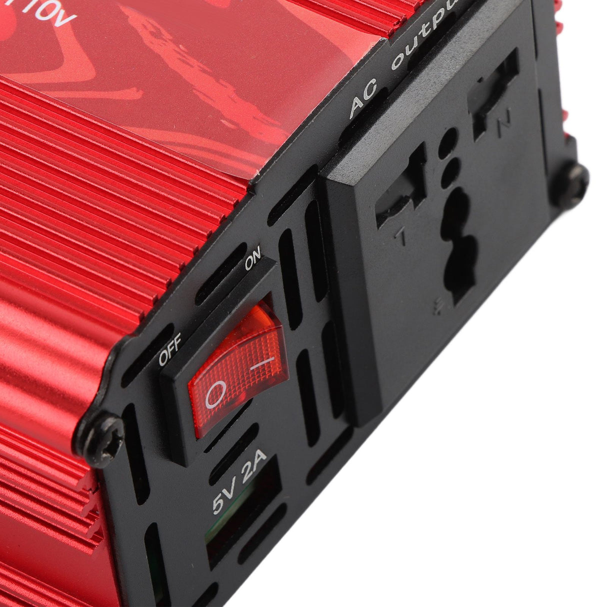 DC to AC Converter Aluminum Alloy Smart Repair Sine Wave Power Inverters 300W 12V to 110V