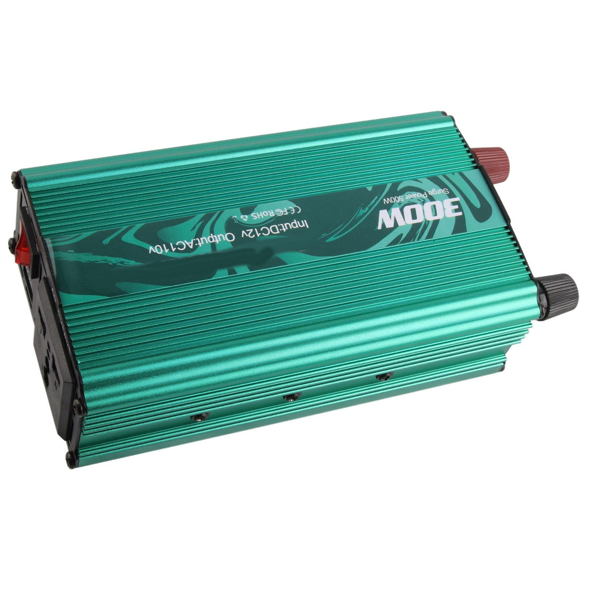 DC to AC Converter Aluminum Alloy Smart Repair Sine Wave Power Inverters 300W 12V to 110V Vert