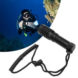 5000LM Diving Flashlight Underwater Diving Light 100m Depth Waterproof Torch for Night Fishing Canping