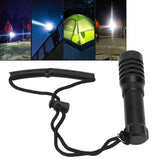 5000LM Diving Flashlight Underwater Diving Light 100m Depth Waterproof Torch for Night Fishing Canping