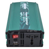 3000W Inverter Safe Modified Sine Wave Intelligent Power Converter for Refrigerator Induction Cooker DC12V to AC220V - Close-Up Angle