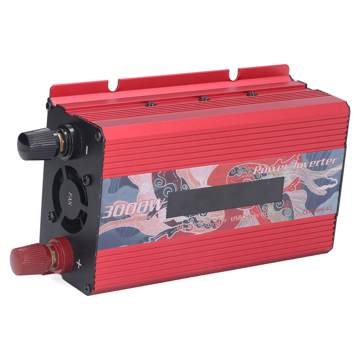Pure Sine Wave Inverter DC 12V to AC 110V Multifunctional Power Battery Converter for Electrical ApplianceRed