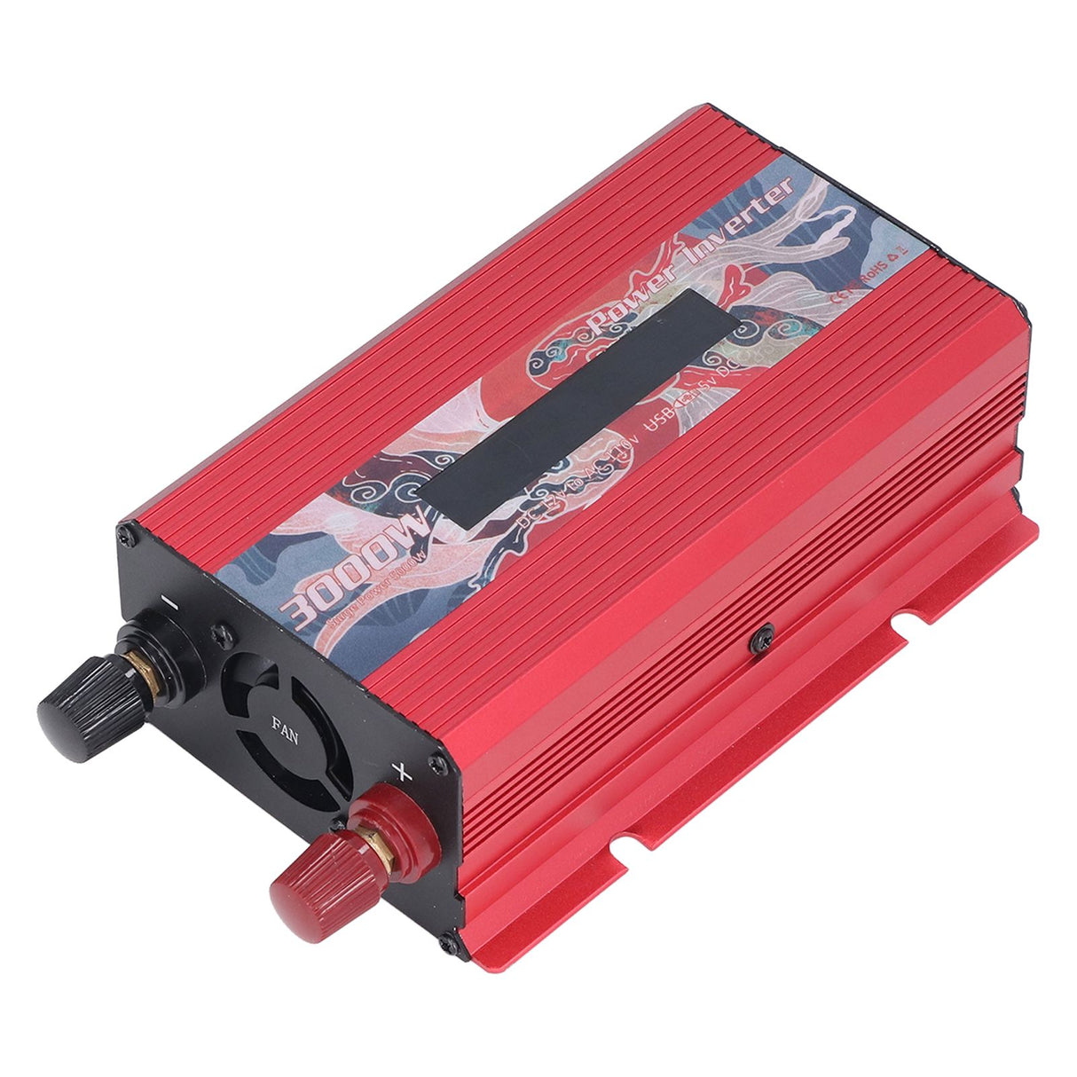 Pure Sine Wave Inverter DC 12V to AC 110V Multifunctional Power Battery Converter for Electrical ApplianceRed