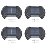 4 Sets Solar Wall Light Waterproof Multifunctional LED Solar Wall Light for Patio Yard Garden Outdoor DrivewayWhite Light