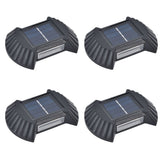 4 Sets Solar Wall Light Waterproof Multifunctional LED Solar Wall Light for Patio Yard Garden Outdoor DrivewayWhite Light