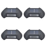 4 Sets Solar Wall Light Waterproof Multifunctional LED Solar Wall Light for Patio Yard Garden Outdoor DrivewayWhite Light