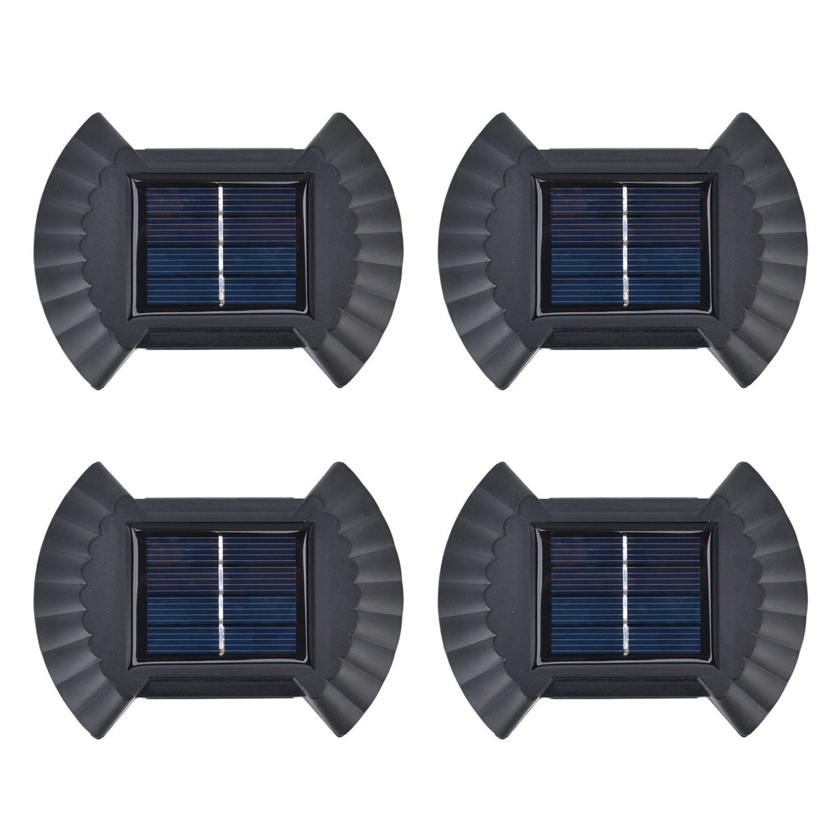 4 Sets Solar Wall Light Waterproof Multifunctional LED Solar Wall Light for Patio Yard Garden Outdoor DrivewayWhite Light