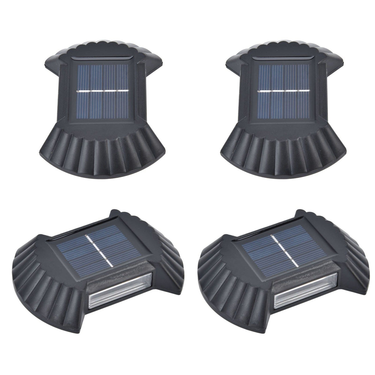 4 Sets Solar Wall Light Waterproof Multifunctional LED Solar Wall Light for Patio Yard Garden Outdoor DrivewayWhite Light