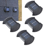 4 Sets Solar Wall Light Waterproof Multifunctional LED Solar Wall Light for Patio Yard Garden Outdoor DrivewayWhite Light - Extra Image