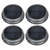 Solar Lawn Light IP65 Waterproof Solar Ground Light for Yard Deck Patio Pathway Walkway Warm Light - Top-Down View