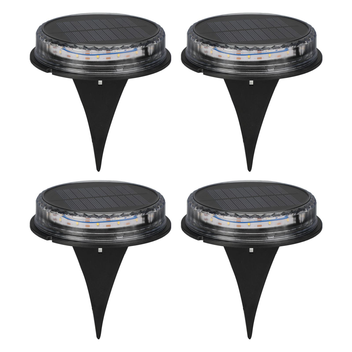 Solar Lawn Light IP65 Waterproof Solar Ground Light for Yard Deck Patio Pathway Walkway Warm Light