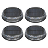 Solar Lawn Light IP65 Waterproof Solar Ground Light for Yard Deck Patio Pathway Walkway Warm Light - Rear View