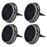 Solar Lawn Light IP65 Waterproof Solar Ground Light for Yard Deck Patio Pathway Walkway Warm Light - Low Angle