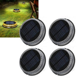 Solar Lawn Light IP65 Waterproof Solar Ground Light for Yard Deck Patio Pathway Walkway Warm Light