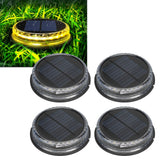 Solar Lawn Light IP65 Waterproof Solar Ground Light for Yard Deck Patio Pathway Walkway Warm Light