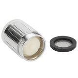 LED Water Faucet 3 Colors Changing RGB Temperature Control Multifunctional Kitchen Faucet for Kitchen Bathroom - Low Angle
