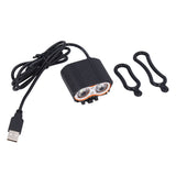 LED Bike Headlamp Aluminum Alloy Super Bright Bicycle Light for Road Racing USB Powered
