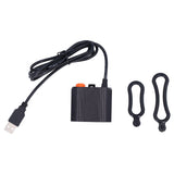 LED Bike Headlamp Aluminum Alloy Super Bright Bicycle Light for Road Racing USB Powered
