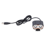 LED Bike Headlamp Aluminum Alloy Super Bright Bicycle Light for Road Racing USB Powered