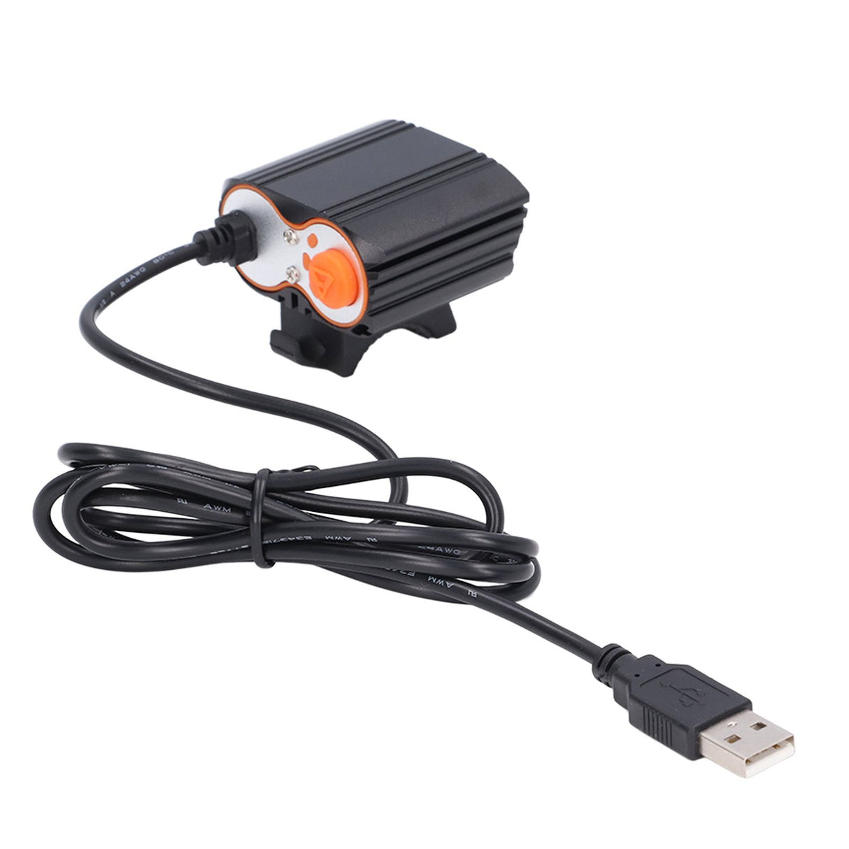 LED Bike Headlamp Aluminum Alloy Super Bright Bicycle Light for Road Racing USB Powered