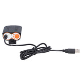 LED Bike Headlamp Aluminum Alloy Super Bright Bicycle Light for Road Racing USB Powered