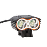 LED Bike Headlamp Aluminum Alloy Super Bright Bicycle Light for Road Racing USB Powered