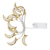 1.5M 10LED Moon String Light Ramadan Eid String Light Festival Decoration Light for Wedding Party - Top-Down View