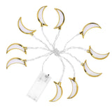 1.5M 10LED Moon String Light Ramadan Eid String Light Festival Decoration Light for Wedding Party