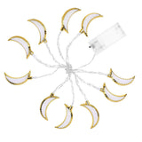 1.5M 10LED Moon String Light Ramadan Eid String Light Festival Decoration Light for Wedding Party - Extra Image
