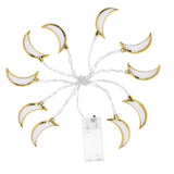 1.5M 10LED Moon String Light Ramadan Eid String Light Festival Decoration Light for Wedding Party