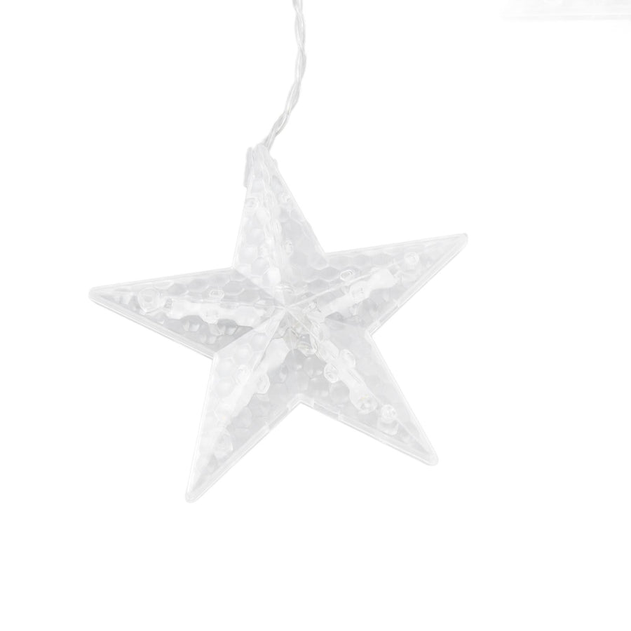 Star Moon String Lights 3.3yd 126LED Decorative String Lights for Ramadan Festival Wedding Party Home Terrace Window Garden