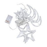 Star Moon Curtain String Lights Romantic Ambience 2 Lighting Modes 126 LED Ramadan Curtain Lights for Weddings Birthdays