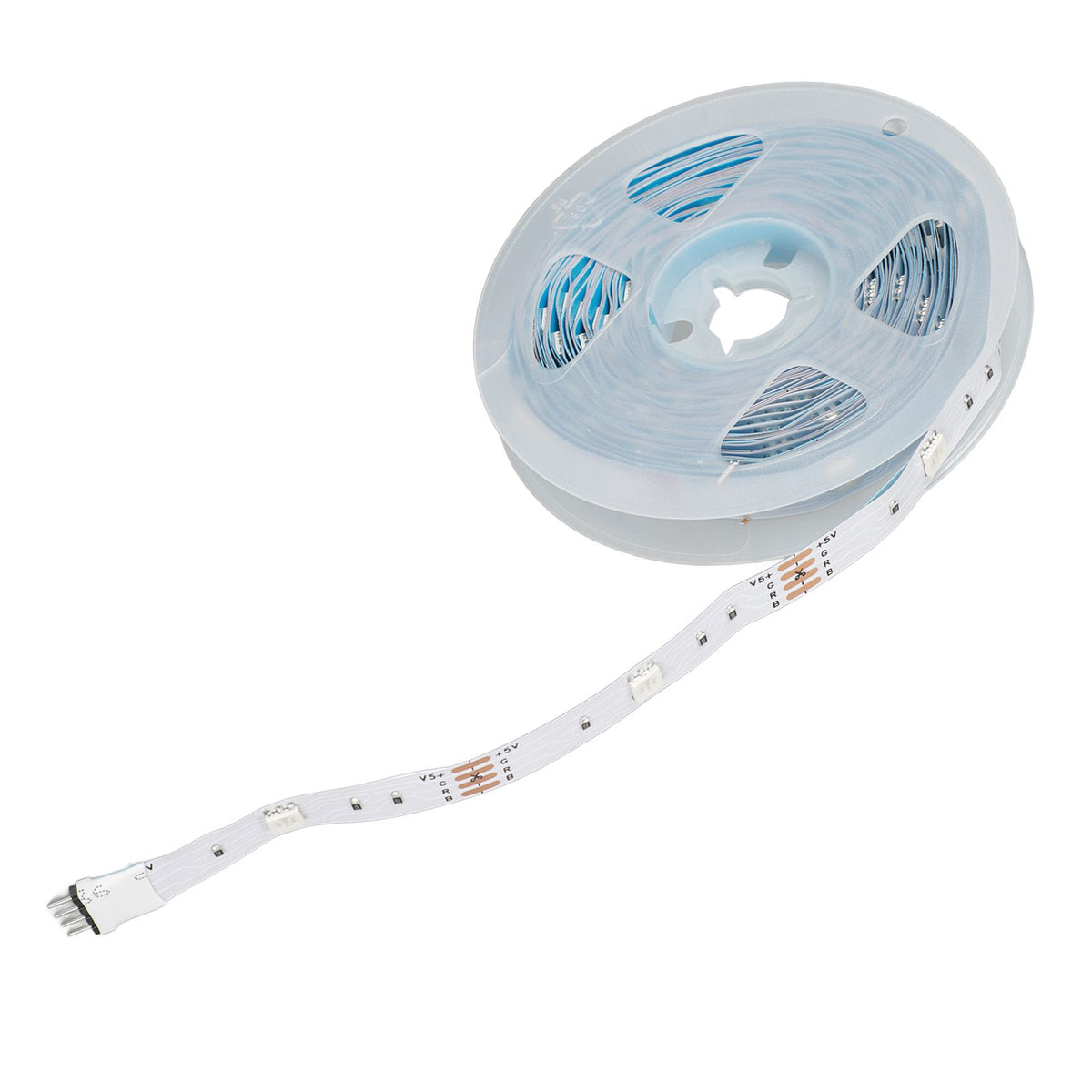 RGB LED Strip Lights Press Button Control 5V LED Lights with 3 Button Functions for Bedroom Kitchen Party Festivals5m / 16.4ft