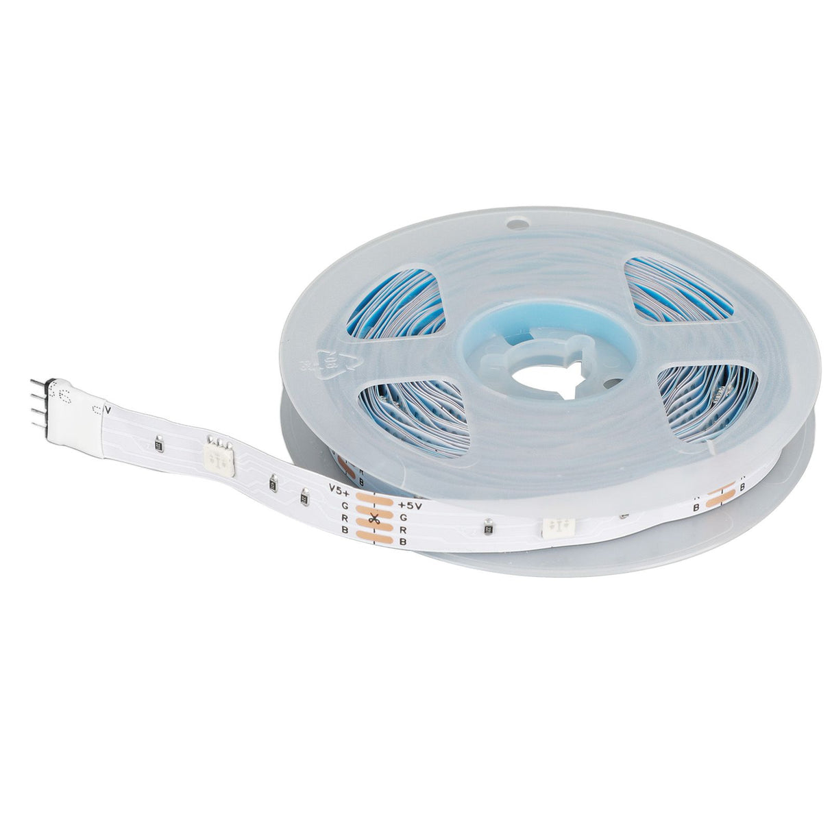 RGB LED Strip Lights Press Button Control 5V LED Lights with 3 Button Functions for Bedroom Kitchen Party Festivals5m / 16.4ft
