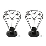 Ceiling Light Cage Guard Cover with Lamp Holder Base Vintage Industrial Style for E27 Bulbs - Extra Image
