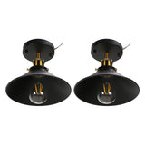 E27 Ceiling Light Industrial Black Wrought Iron Ceiling Lamp for Farm Kitchen Corridor 85‑240V