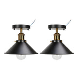 E27 Ceiling Light Industrial Black Wrought Iron Ceiling Lamp for Farm Kitchen Corridor 85‑240V