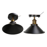 E27 Ceiling Light Industrial Black Wrought Iron Ceiling Lamp for Farm Kitchen Corridor 85‑240V