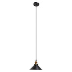 Wrought Iron Ceiling Lamp Simple Retro Industrial Style E27 Black Metal Cage Wrought Iron Hanging Light Fixture 85‑240V