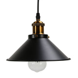 Wrought Iron Ceiling Lamp Simple Retro Industrial Style E27 Black Metal Cage Wrought Iron Hanging Light Fixture 85‑240V