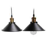 Wrought Iron Ceiling Lamp Simple Retro Industrial Style E27 Black Metal Cage Wrought Iron Hanging Light Fixture 85‑240V - Extra Image