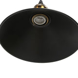Wrought Iron Ceiling Lamp Simple Retro Industrial Style E27 Black Metal Cage Wrought Iron Hanging Light Fixture 85‑240V - Extra Image