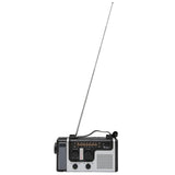 LED Hand Crank Radio AM FM SW Solar Dynamo Outdoor Emergency Radio with Portable Flashlight