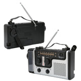 LED Hand Crank Radio AM FM SW Solar Dynamo Outdoor Emergency Radio with Portable Flashlight