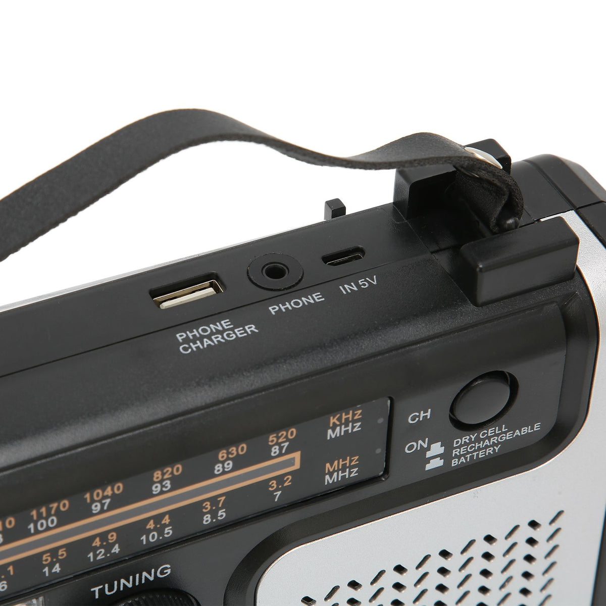 LED Hand Crank Radio AM FM SW Solar Dynamo Outdoor Emergency Radio with Portable Flashlight