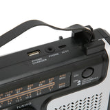 LED Hand Crank Radio AM FM SW Solar Dynamo Outdoor Emergency Radio with Portable Flashlight - Extra Image